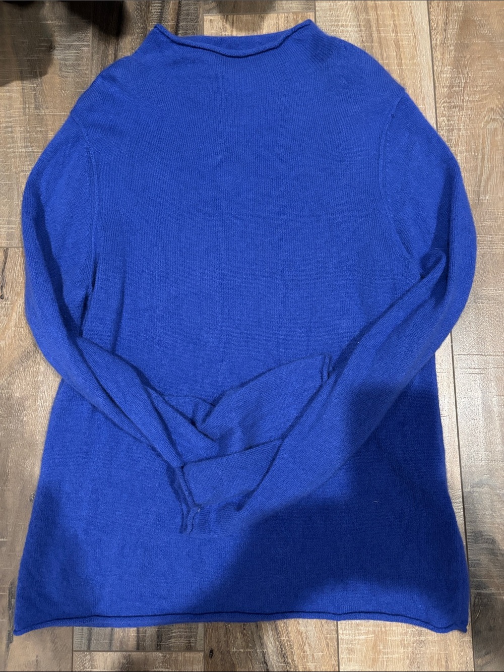 Nicole Miller Royal Blue Turtleneck Sweater